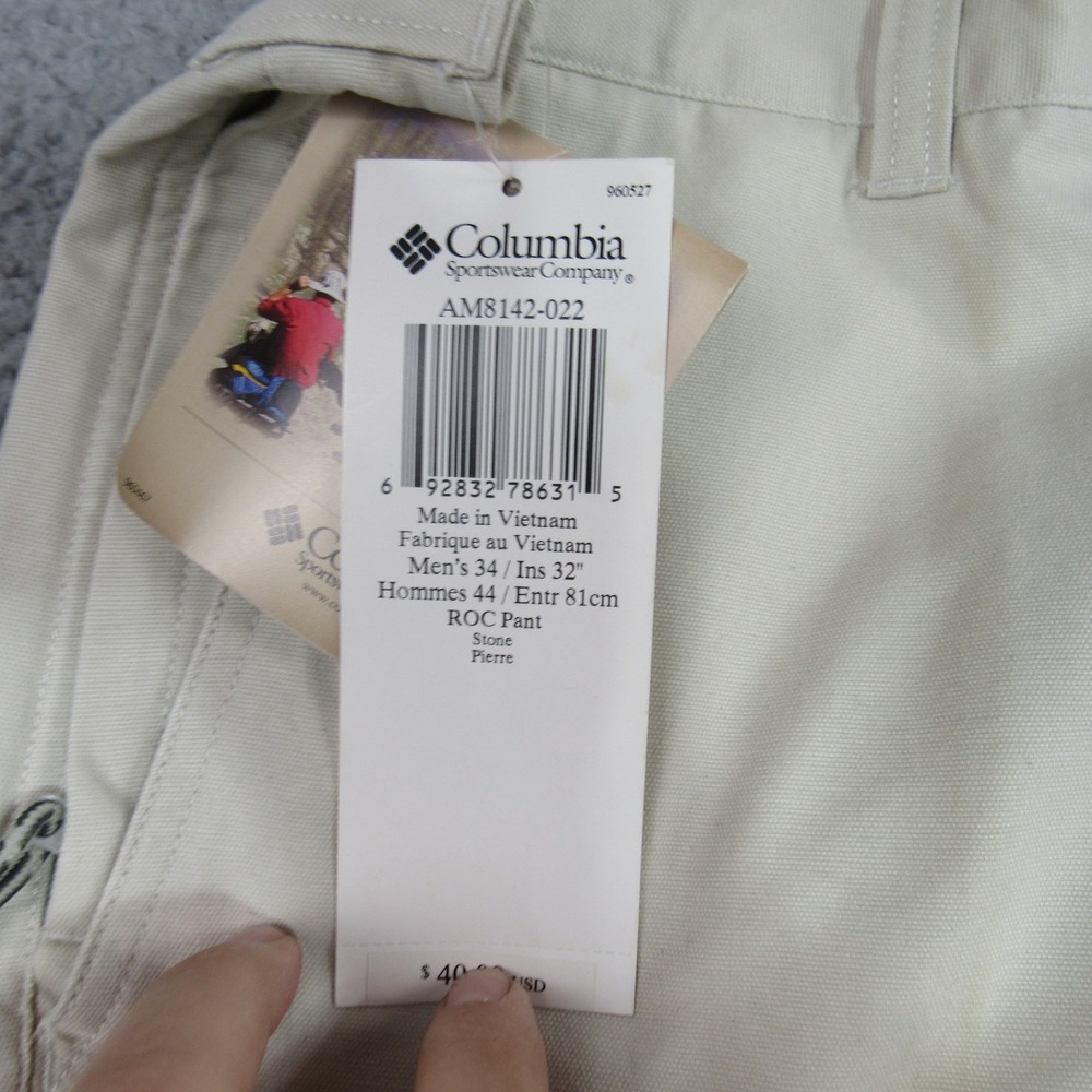 Columbia White Men's Chinos - Picture 4 of 12